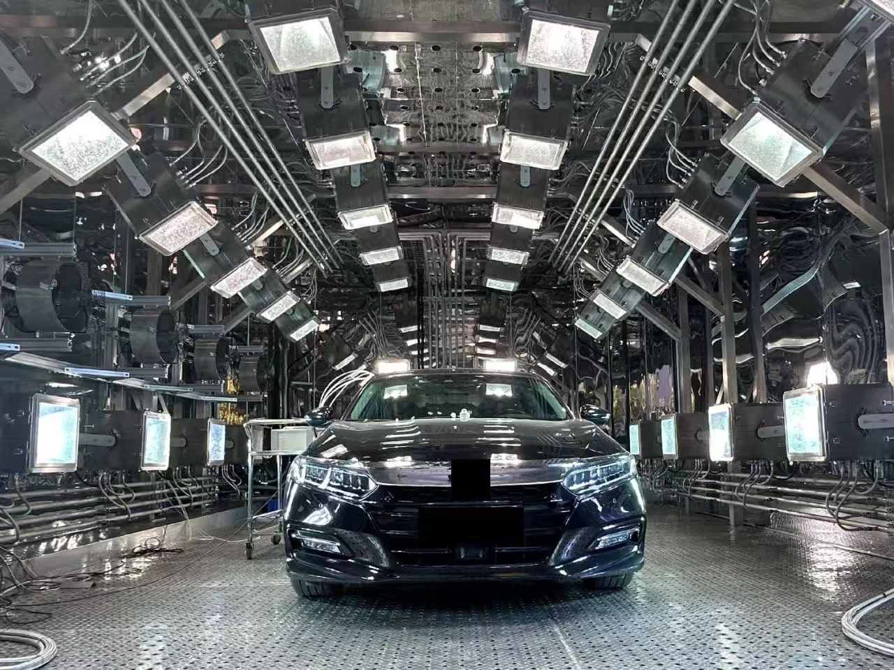 Full-vehicle solar simulation